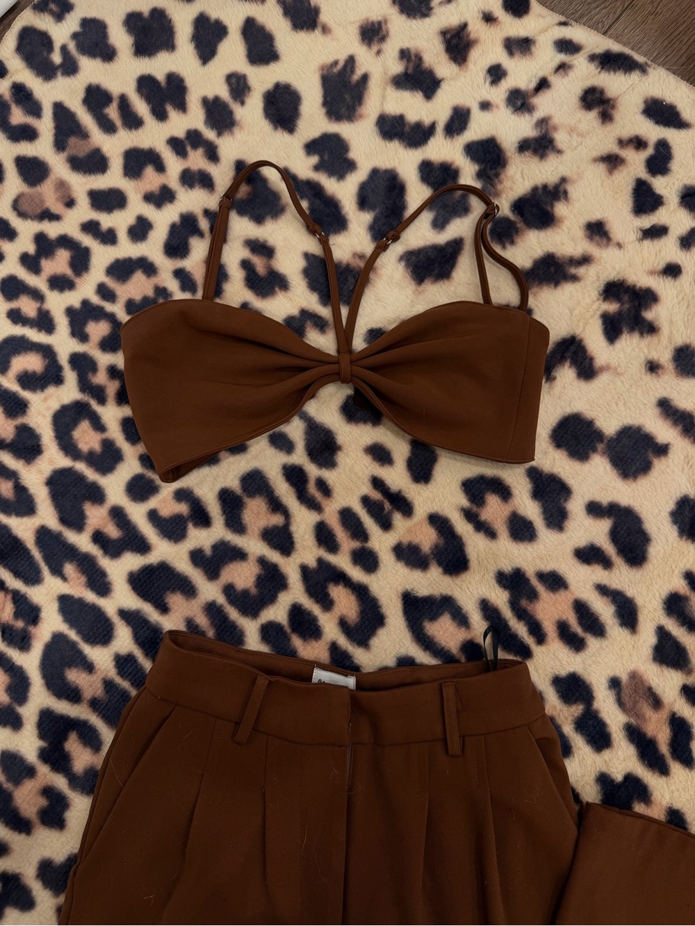 Princess Polly Brown matching set / trousers